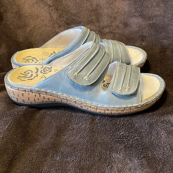 Propet June Sandals Denim Blue Size 8.5 - Picture 3 of 8